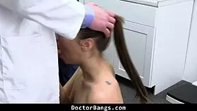 doctor what's this hormone treatment? shy teen nurse bent over for monster cock doggystyle?