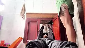 lonesome brazilian housewife calls plumber bangs wildly in bathroom cheating