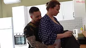 im so turned on watching naughty teen seduce stepmom's lover for huge dick mouth fucks and cum swaps with milf