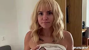 Postman Caught Naked Hot Russian Housewife Rides Big Cock Cowgirl