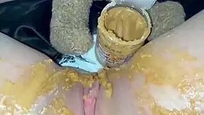 Crazy arabian slut girlfriend next door craves bbc food fetish pounding