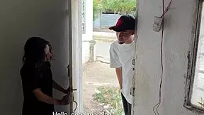 strangers meet first time outdoors for raw creampie doggystyle on big tits colombian