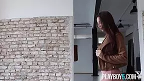 damn petite czech elilith noir strips naked for playboy teasing us all