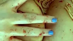 Crazy arabian slut girlfriend next door craves bbc food fetish pounding