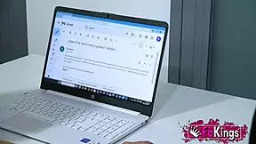 desperate dude begs to fuck young brunette valen pink in rough casting interview