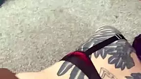 purple dreadlock latina ready for black master's rough doggystyle pounding?