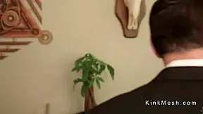 I-I'm tied up while busty milf and teen fuck me hard