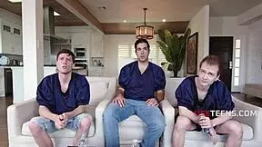 best friends turn game night into teen pussy gangbang snack