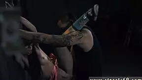 hey teen guys, wanna join this hardcore bdsm gangbang with bound domination?