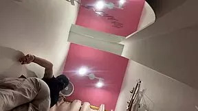 hey check out this hot latina caught trying on bikini her perfect tits and big ass stealing the show