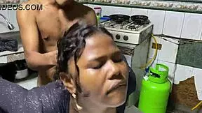 follando a mi hermanastra latina en lencería en la ducha 😈🍑💦