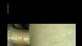 Petite ebony takes massive creampie in wet pussy