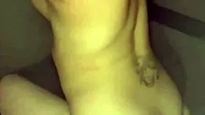 She sucks his dick then gets fucked publicly before swallowing cum