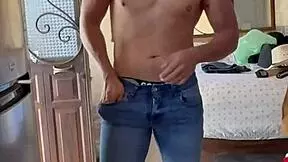 Watch Me Get Naked And Ready Muscular Mexican Bodybuilder Style