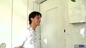 Gorgeous Blonde Hairdresser MILF Craves Young Cock in Old and Young 18+ Hookup