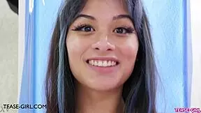 ever wondered how this brunette stunner lost her virginity to daddy?