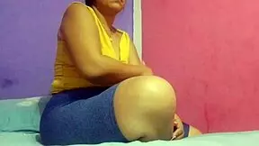Isn't this curvy Mexican beauty's huge ass and pussy just begging for that vibrator orgasm?
