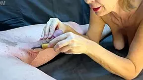 fuck yeah, watch this milf domina milk that monster cock till it erupts cum everywhere??