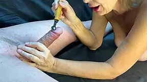 fuck yeah, watch this milf domina milk that monster cock till it erupts cum everywhere??