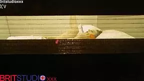 you catch the curvy neighbour girl flashing and fingering her huge natural tits