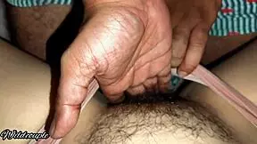 so my neighbour's husband sneaks over, fingers my wet shaved pussy till i squirt moaning loud