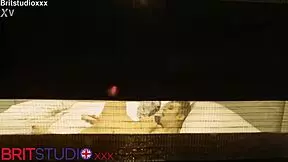 you catch the curvy neighbour girl flashing and fingering her huge natural tits