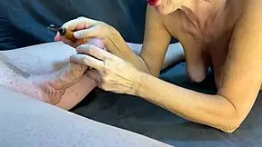 fuck yeah, watch this milf domina milk that monster cock till it erupts cum everywhere??