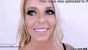 blonde classic beauty fucked hard at modeling casting audition