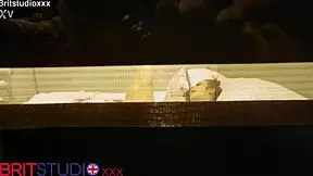 you catch the curvy neighbour girl flashing and fingering her huge natural tits