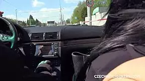 Jennifer Mendez Cums Hard in Bent Over Public Doggystyle Fuck