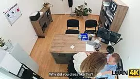 russian babe una fairy fucked wild on office desk 😏💦