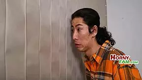 stepbro fingers my wet pussy calm when stepdad yells at emo asian me.