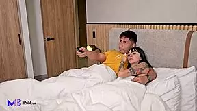 Wanna know what happens when cuckold wife sneaks a fuck next to hubby?