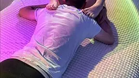 wanna peek at this real 18+ couple's wet homemade fuck with teasing toys?