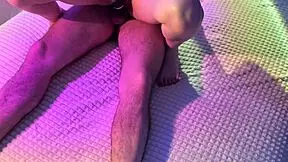 wanna peek at this real 18+ couple's wet homemade fuck with teasing toys?