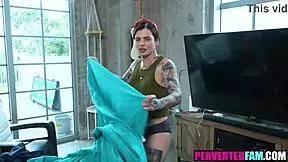 Step Sister Strips for Hard Fuck