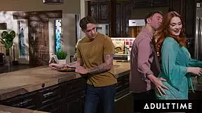 siri dahl rides scrawny stepson's cock doggystyle while cuckold husband watches helplessly