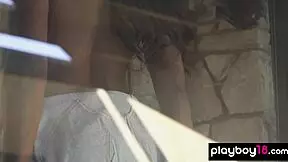 Hot Ebony Teen Victoria Antoinette Strips Lingerie Exposes Black Pussy Tits