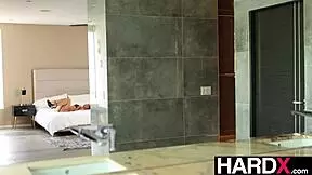 Petite Uma Jolie rides every inch of monster cock deep hardcore