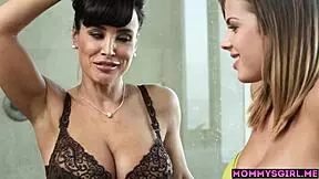 horny milf lisa ann licks perfect teen keisha grey pussy in hardcore lesbian action