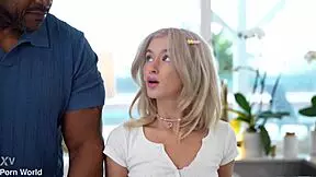 Petite Blonde Emma Rosie Stretches Holes on Boss Massive BBC Every Way