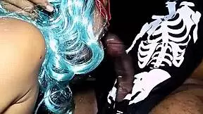 halloween party latina brings home guy with monster cock for crazy fuck