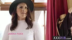 small black teen massages hot milf's perfect big ass during lesbian fingering