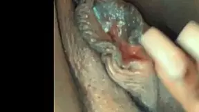 wow she rubs fingers deep in that big tits pussy craving cock