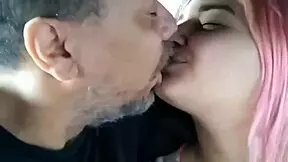 novinha ninfetinha gravida strokes and rides old ugly guy's cock homemade