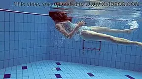 Sexy Petite Russian Pornstar Libuse Flaunts Small Tits at Pool