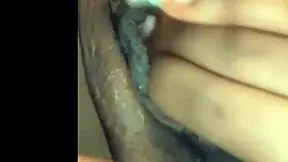 wow she rubs fingers deep in that big tits pussy craving cock