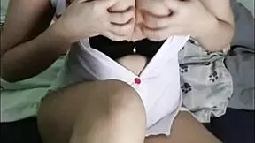 thai big tits girl spreads for cash then doggy toys her pretty pussy