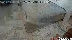 oh scarlett, love that newbie brunette ass taking filthy rich's rough hardcore monster cock deepthroat anal?