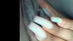 wow she rubs fingers deep in that big tits pussy craving cock